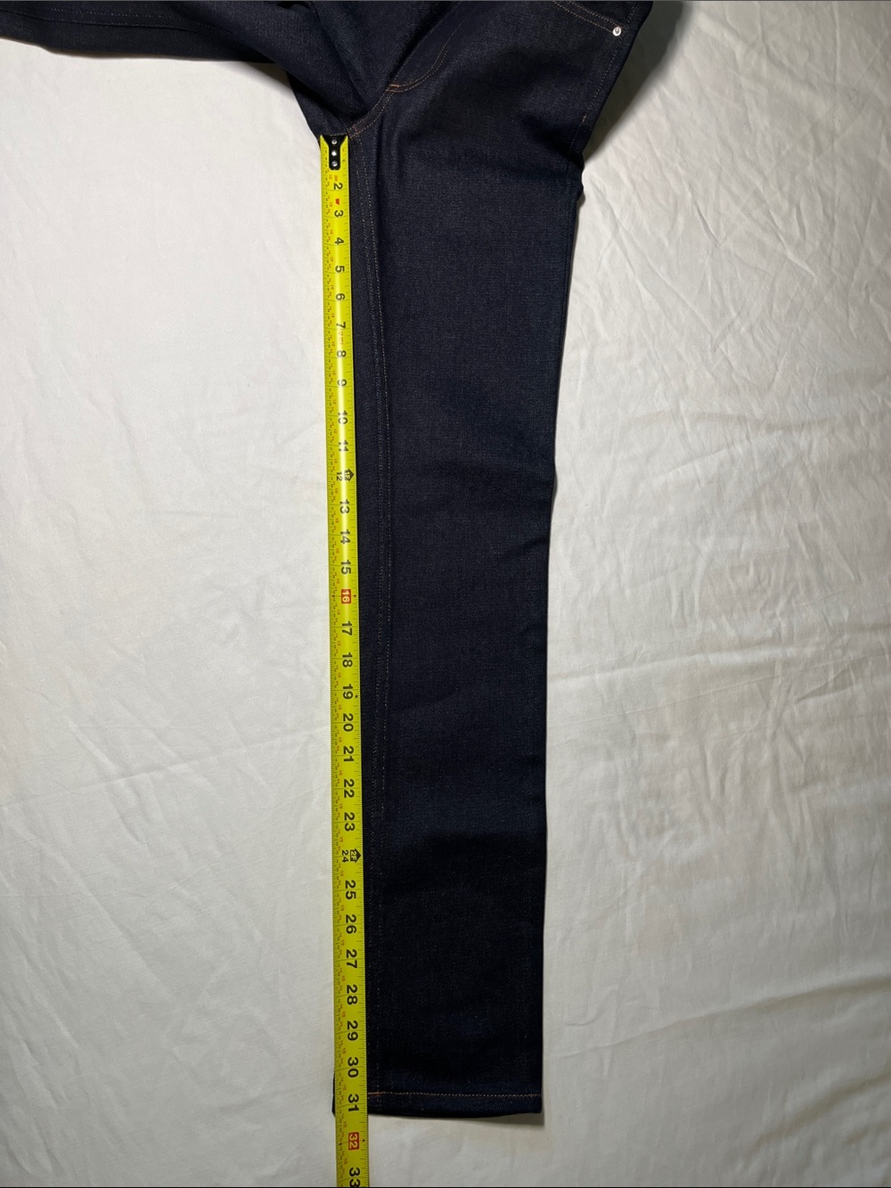 NWOT Toteme Dark Indigo Rinsed Blue Straight Leg Jeans - Picture 9 of 9